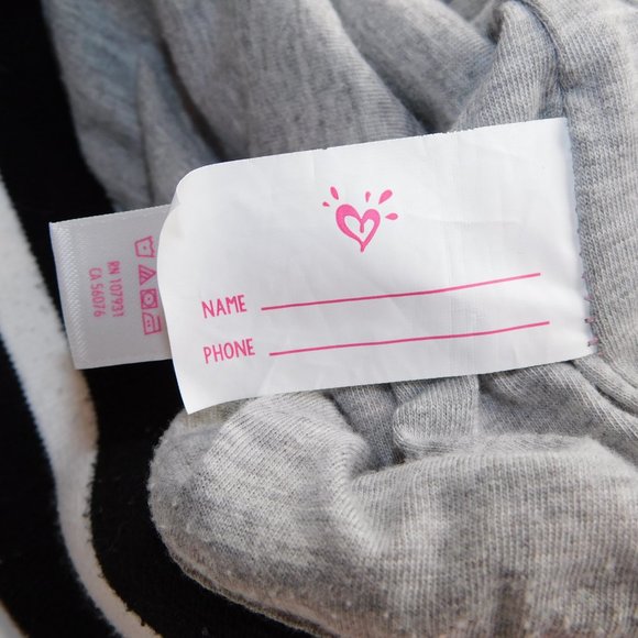 Justice Youth Girls 10 Spellout Justice Pink Black Bomber Jacket - Picture 8 of 9